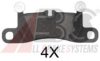 PORSC 95835293900 Brake Pad Set, disc brake